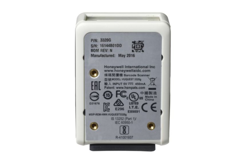 1D Gray Honeywell 3310G-4-1D VUQUEST 3310G Fixed Barcode Scanner RS232/USB/KBW 