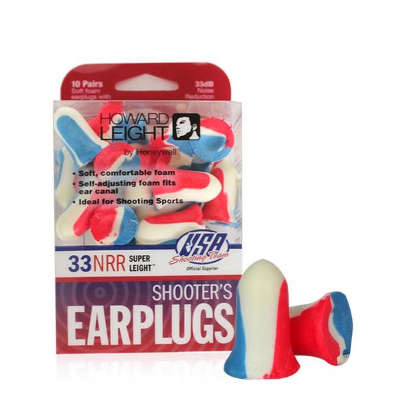 Howard Leight Max USA Disposable Foam Earplugs, Retail