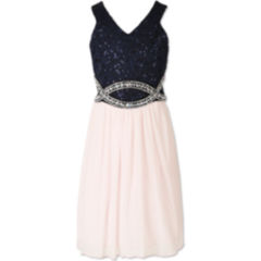 Speechless Sleeveless Skater Dress - Big Kid Girls Plus - JCPenney