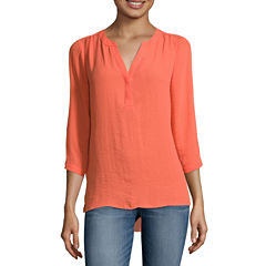 Petites Size Long Sleeve Blouses for Women - JCPenney