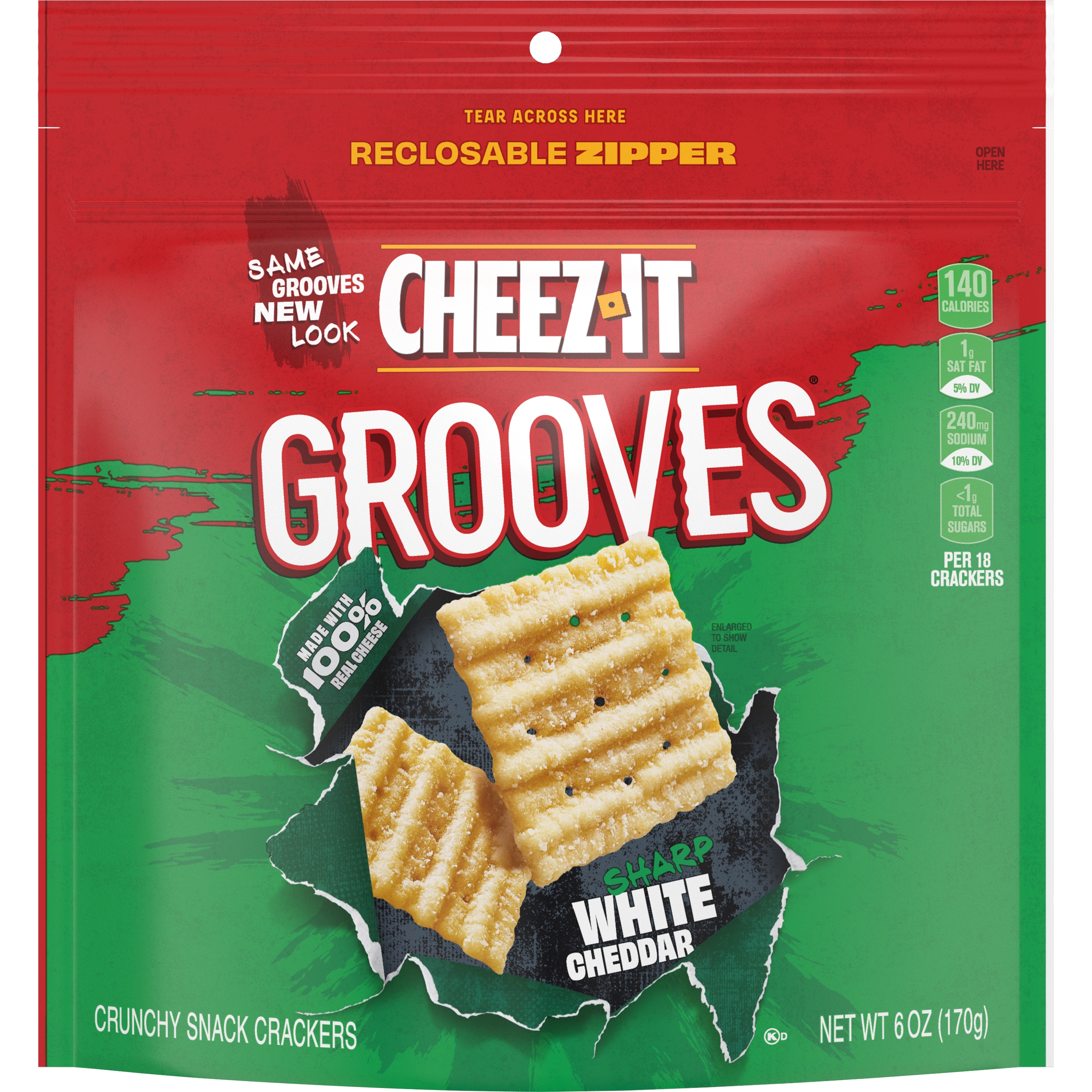 独特の上品 Grooves® Cheez-It® Sharp Crackers Cheddar White アイドル