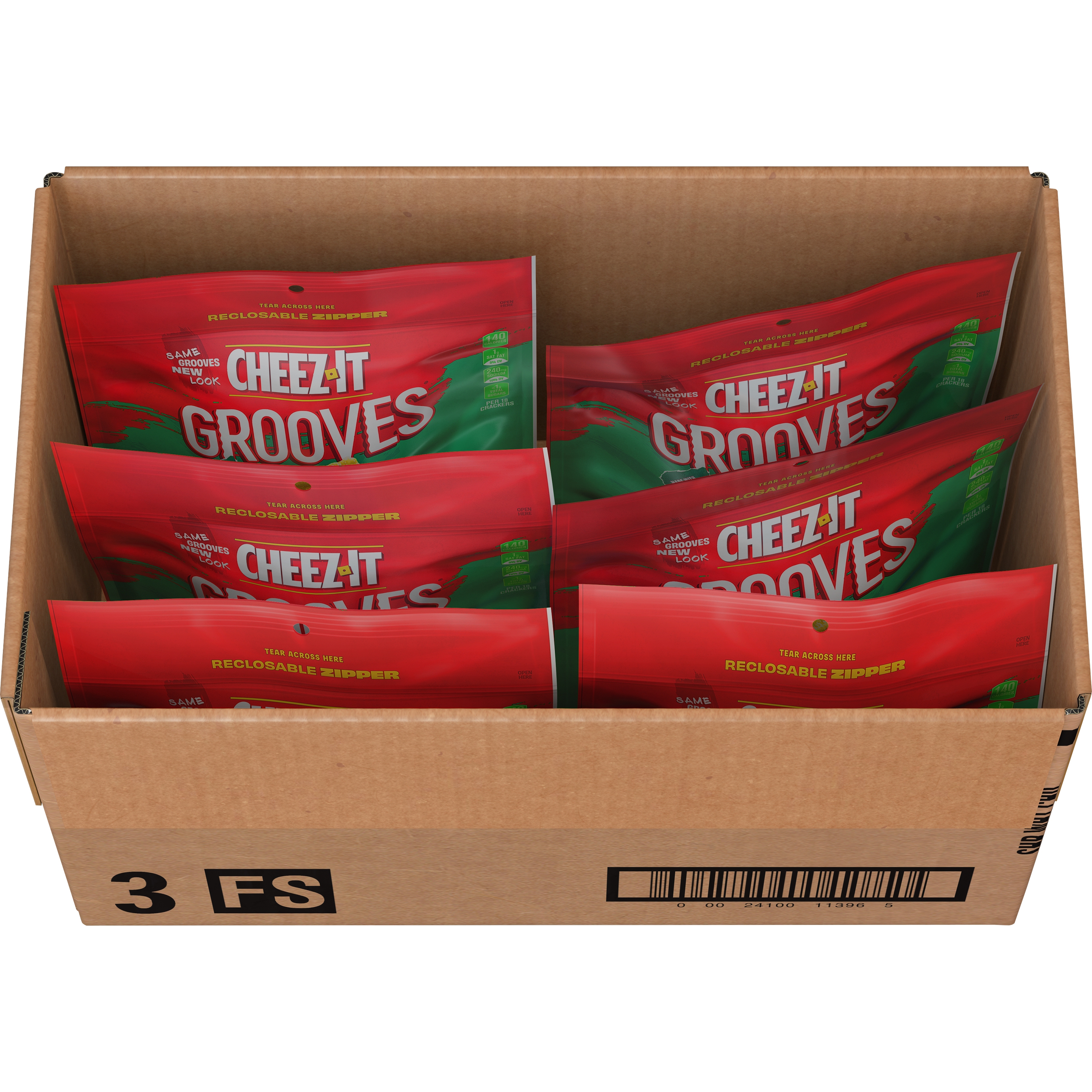 Cheez-It® Grooves® Sharp White Cheddar Crackers