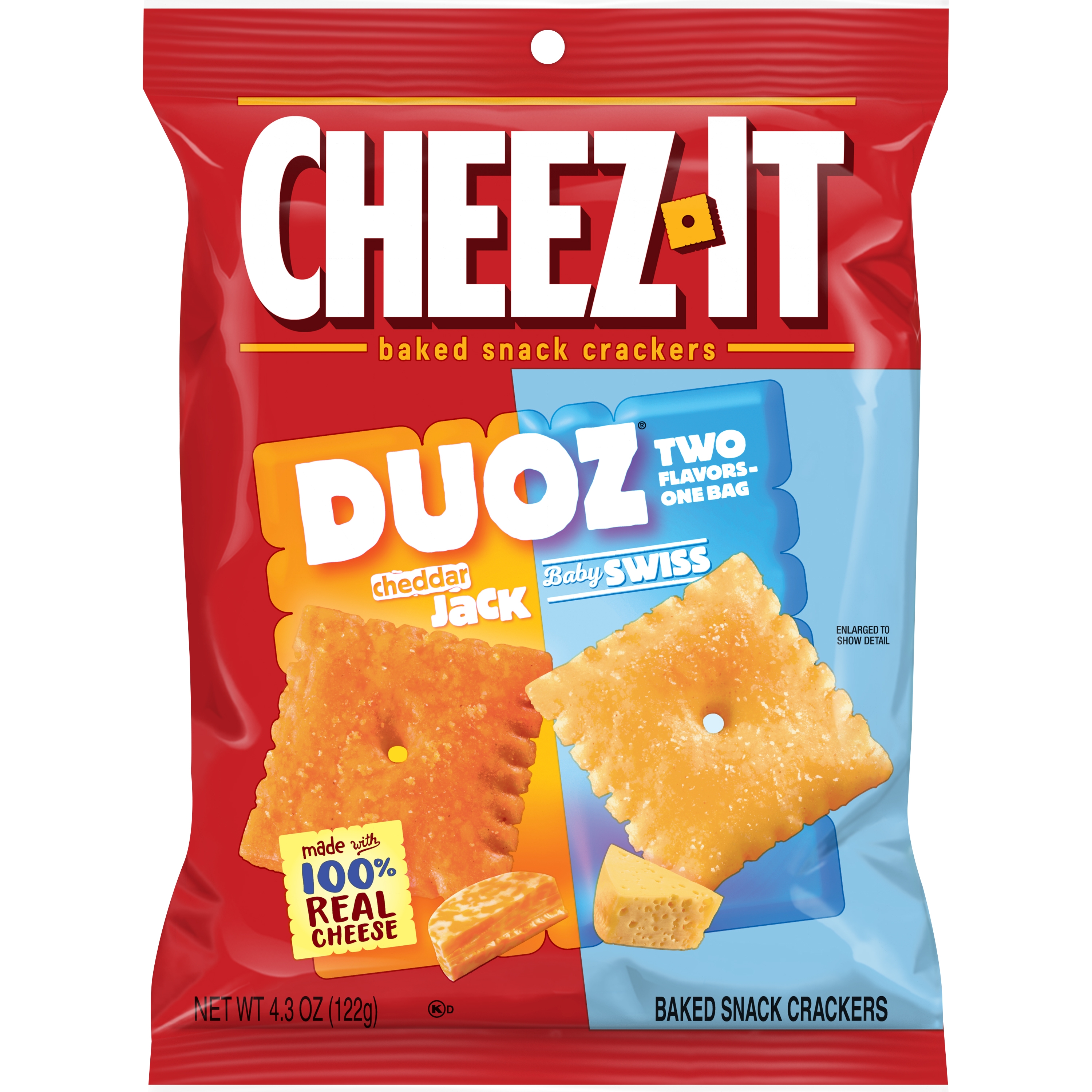 Cheez-It Duoz® Cheddar Jack & Baby Swiss