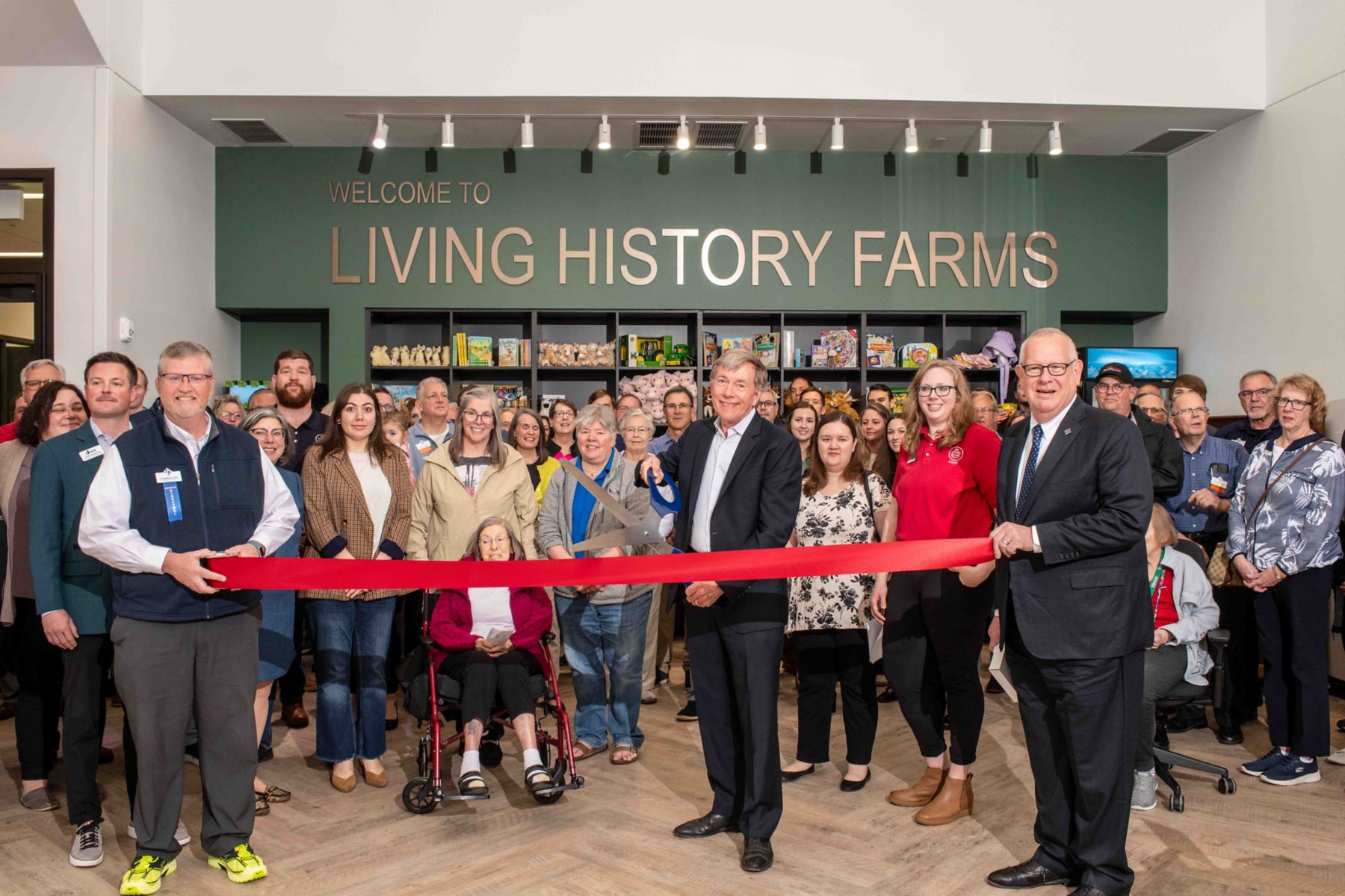 Living History Farms Kemin Cutting Ribbon 1
