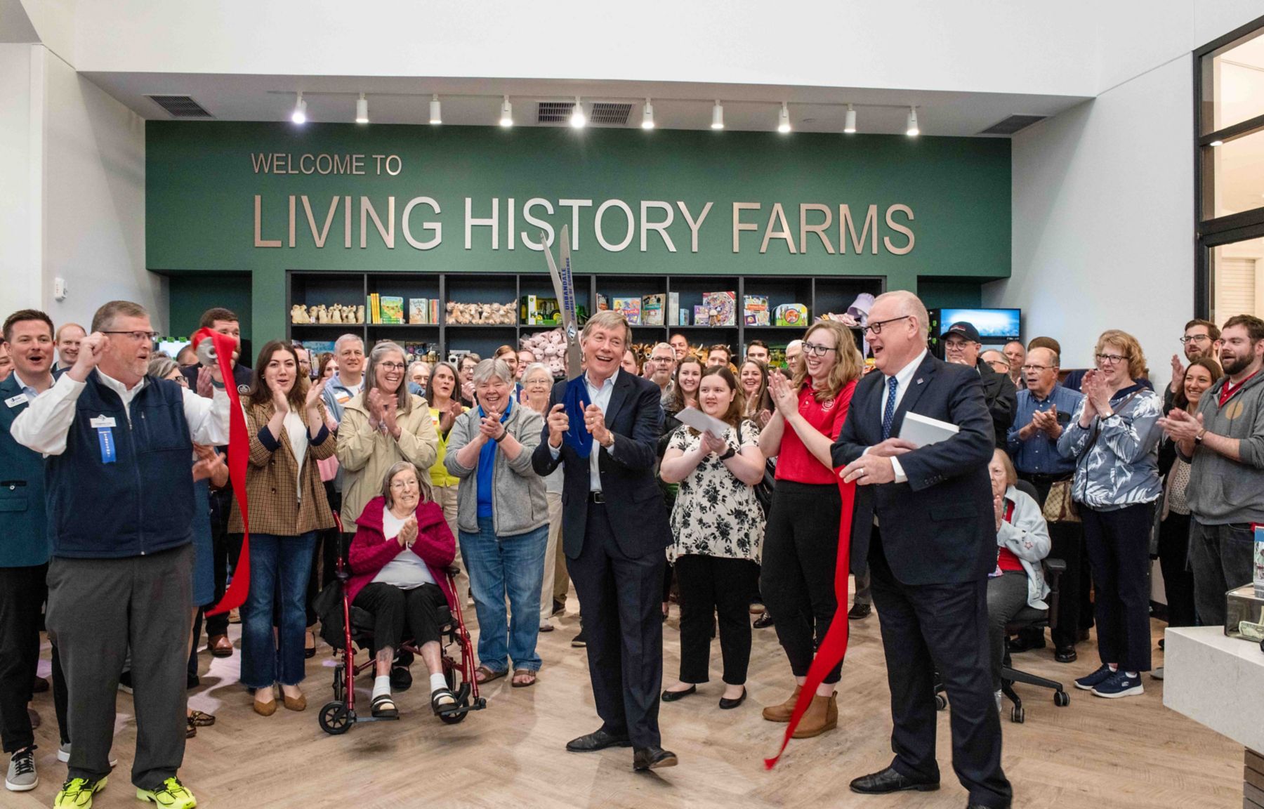 Living History Farms Kemin Cutting Ribbon 2