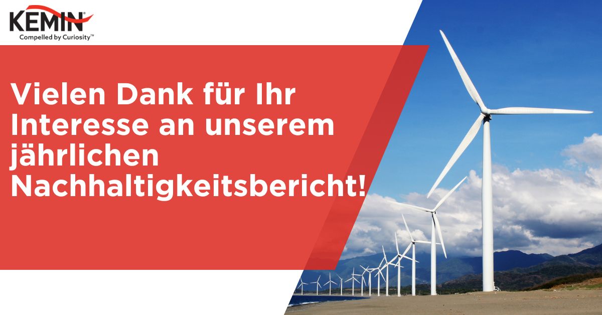 Sustainability Email Thank you - German