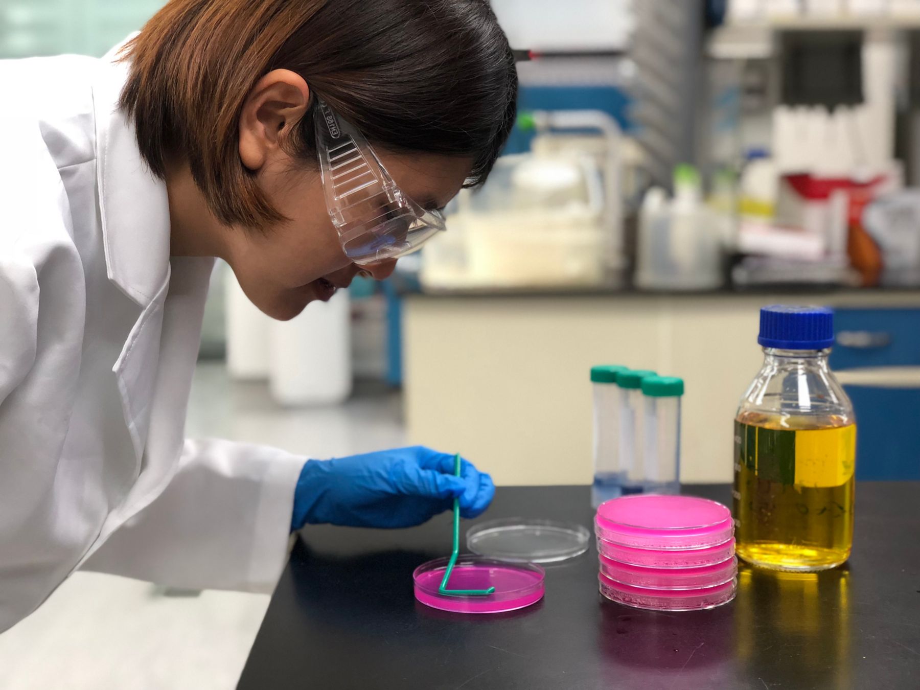 Woman in lab 