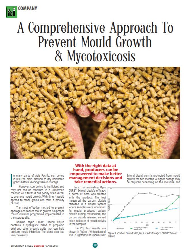 KAA MYCO CURB TECHNICAL ARTICLE A COMPREHENSIVE APPROACH TO PREVENT MOULD GROWTH AND MYCOTOXICOSIS