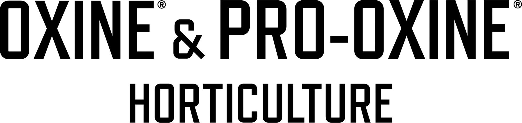 OXINE and PRO-OXINE Horticulture Logo