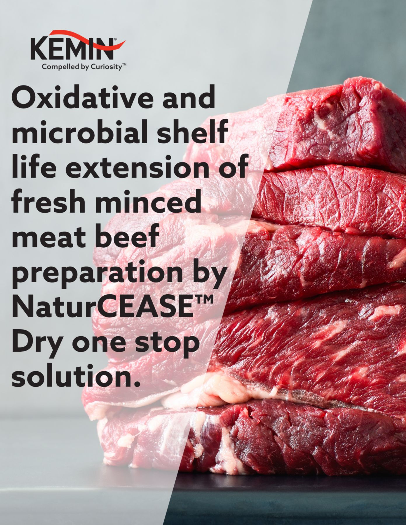 KFTEMEA Product Cover Pages - Oxidative and microbial shelf life extension of raw minced beef by NaturCEASE™ Dry one stop solution.