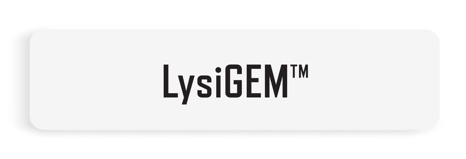 LysiGEM Product Logo Button