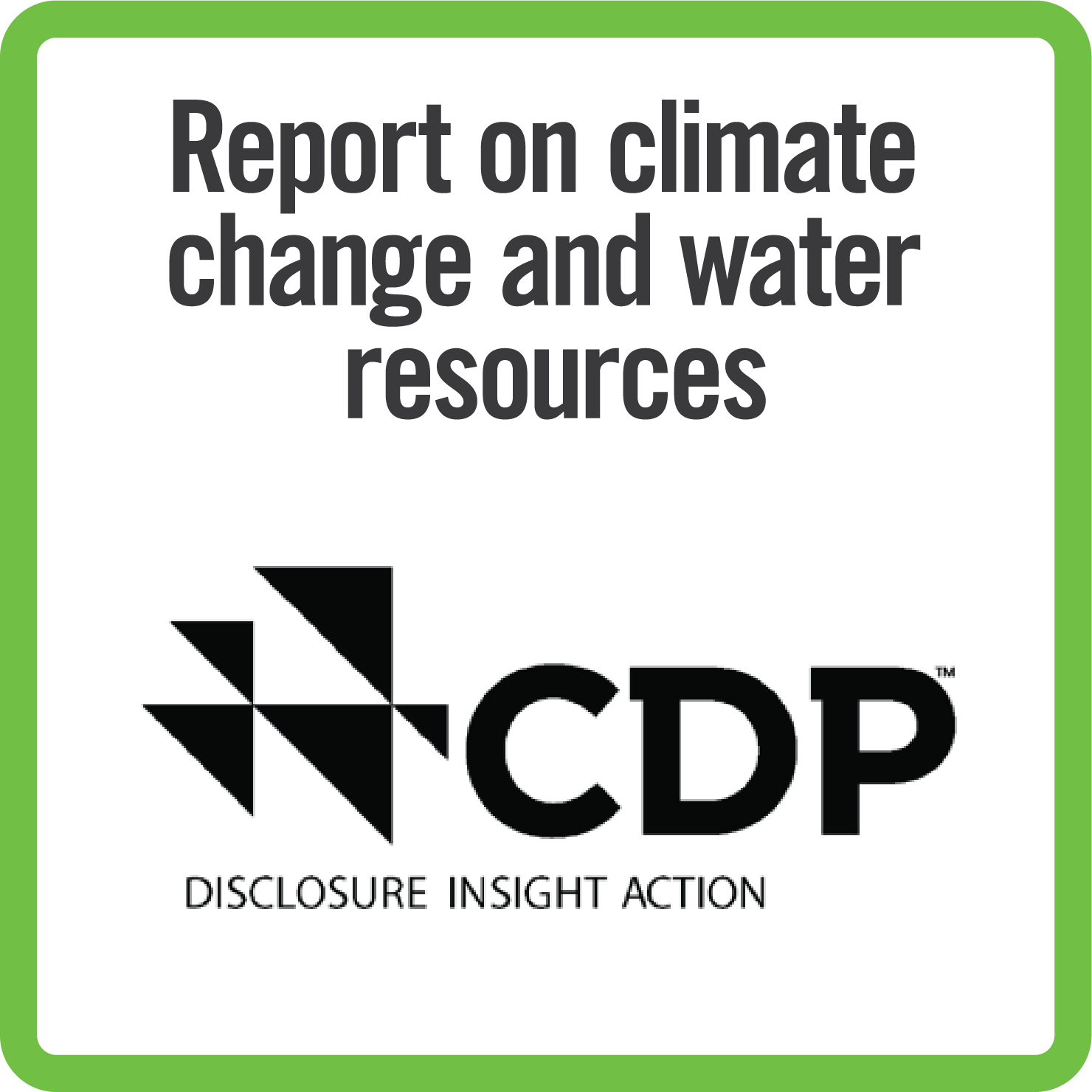 Sustainability Report to CDP_B