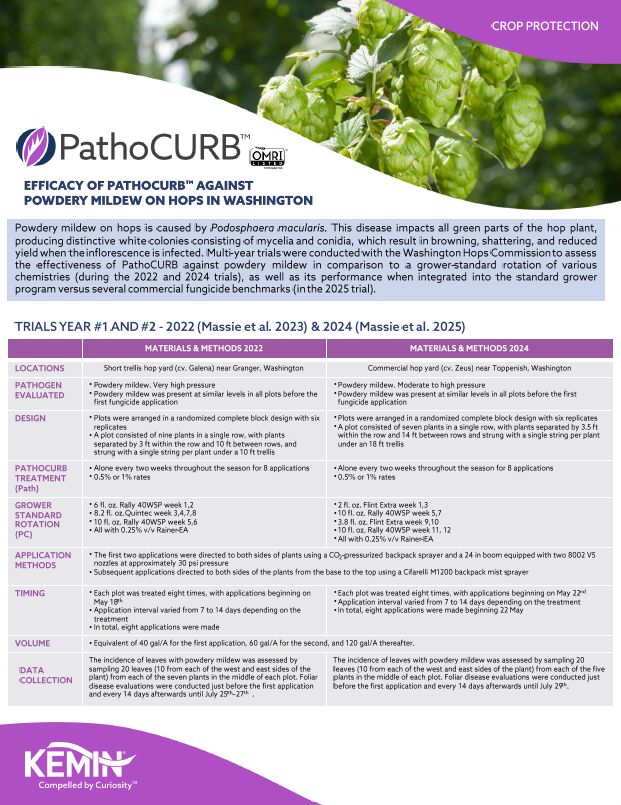 Thumbnail PathoCURB Hop Powdery Mildew