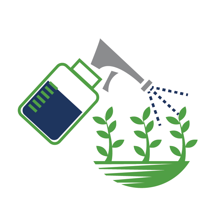 Blog Icon Spray on Plant