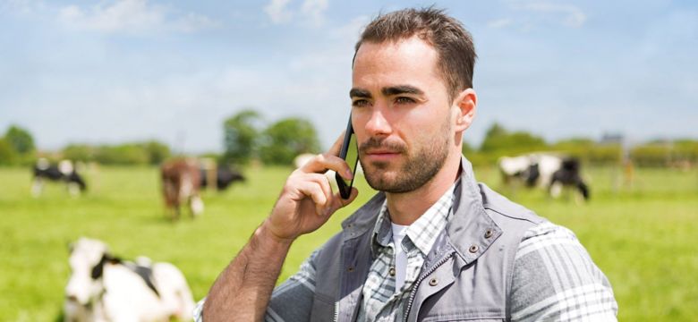 Man on phone