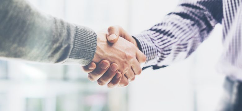 Shaking hands