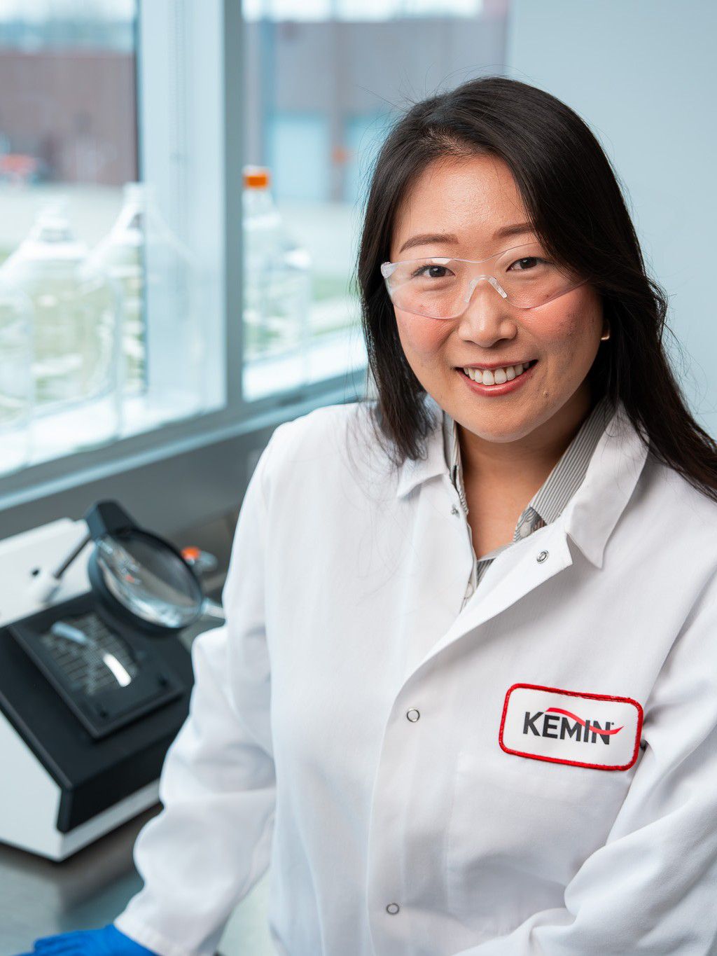 Woman working in the lab - Vertical