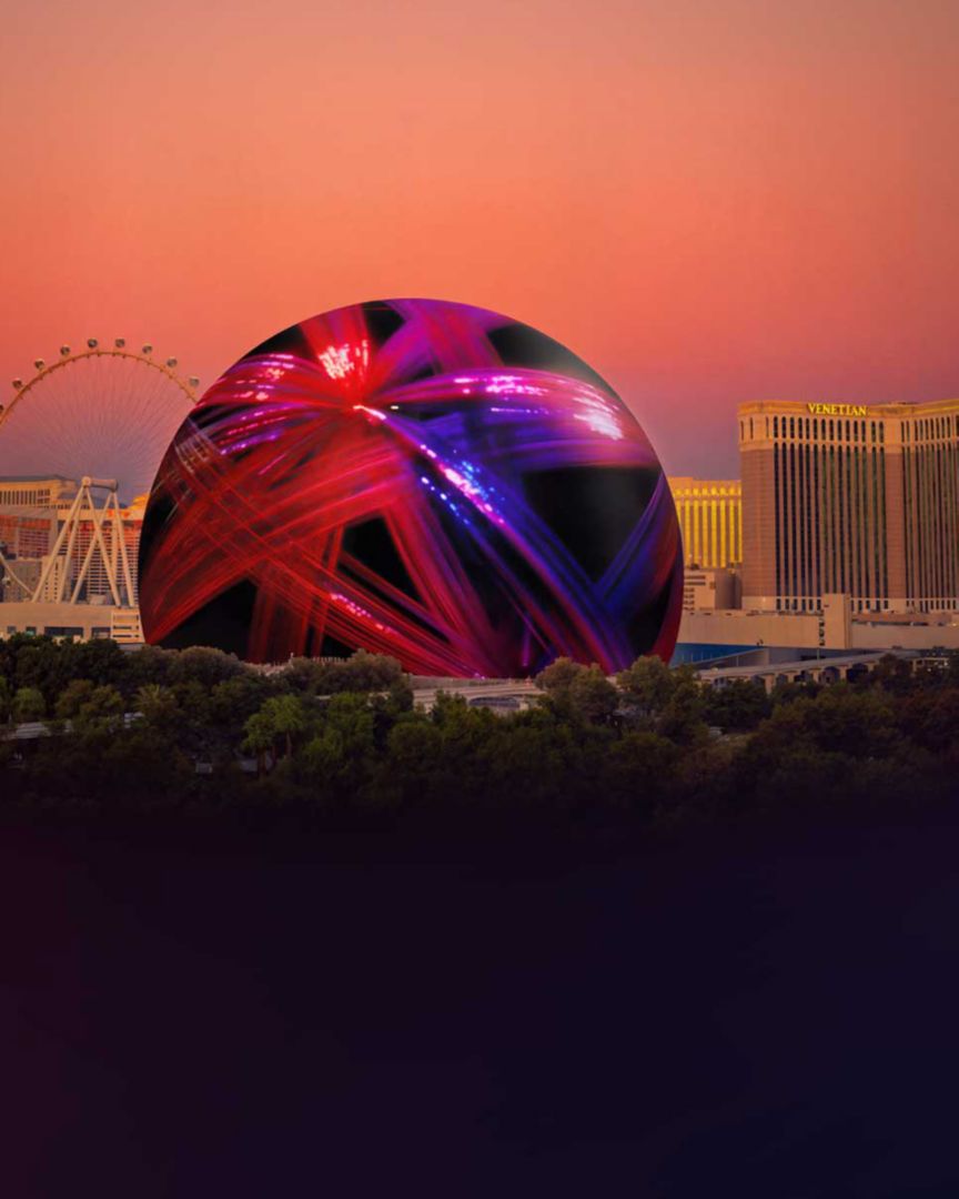 The Sphere at Las Vegas.