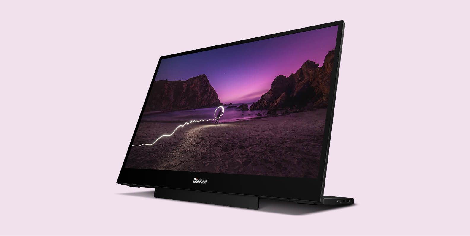 The ThinkVision M Series monitor.  