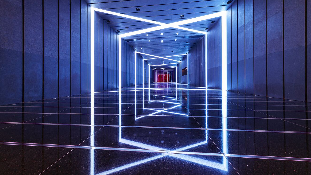Squares of light.