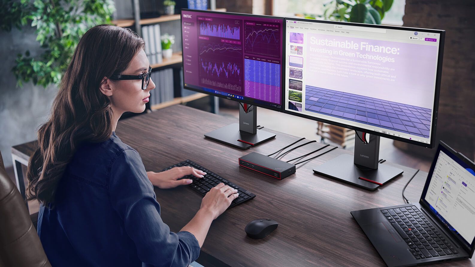 Lenovo Monitors & Accessories for Modern Workspaces | Lenovo US