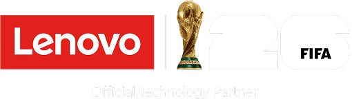 Lenovo and FIFA logos, and Official Technology Partner.