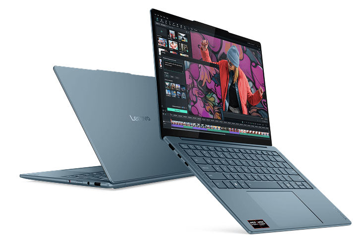 Yoga Slim 7 Gen 10 (14" AMD) laptops back-to-back