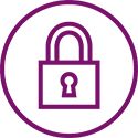 Icon of a lock