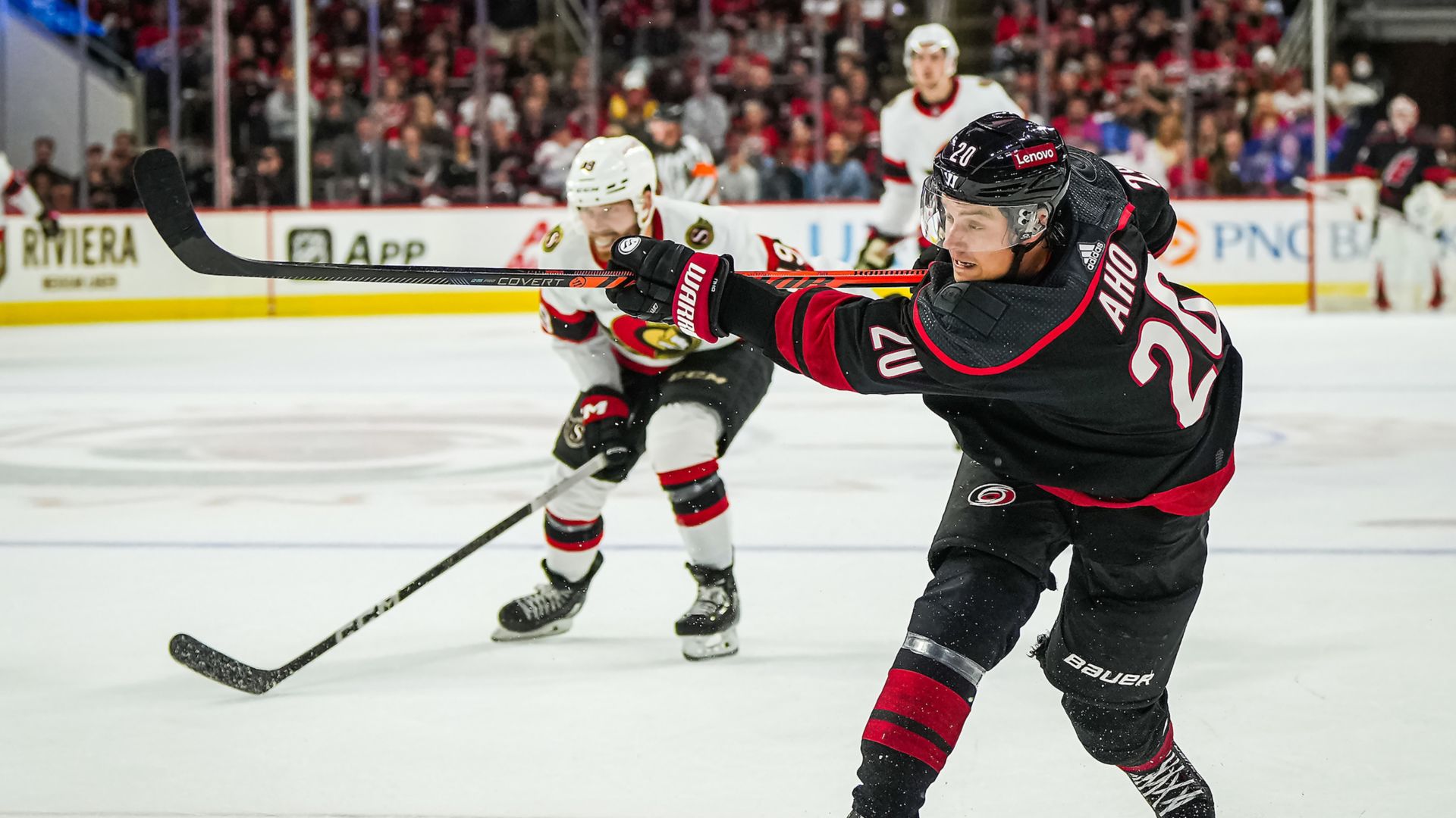 Hurricanes playing a game