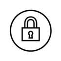 Icon of a lock