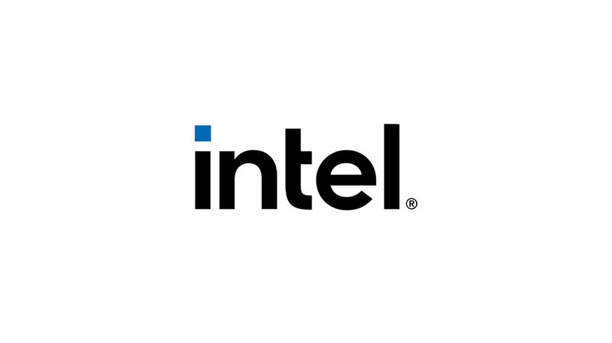 Intel logo. 