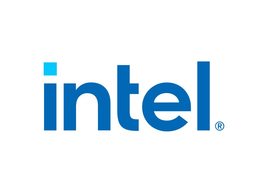Intel logo.
