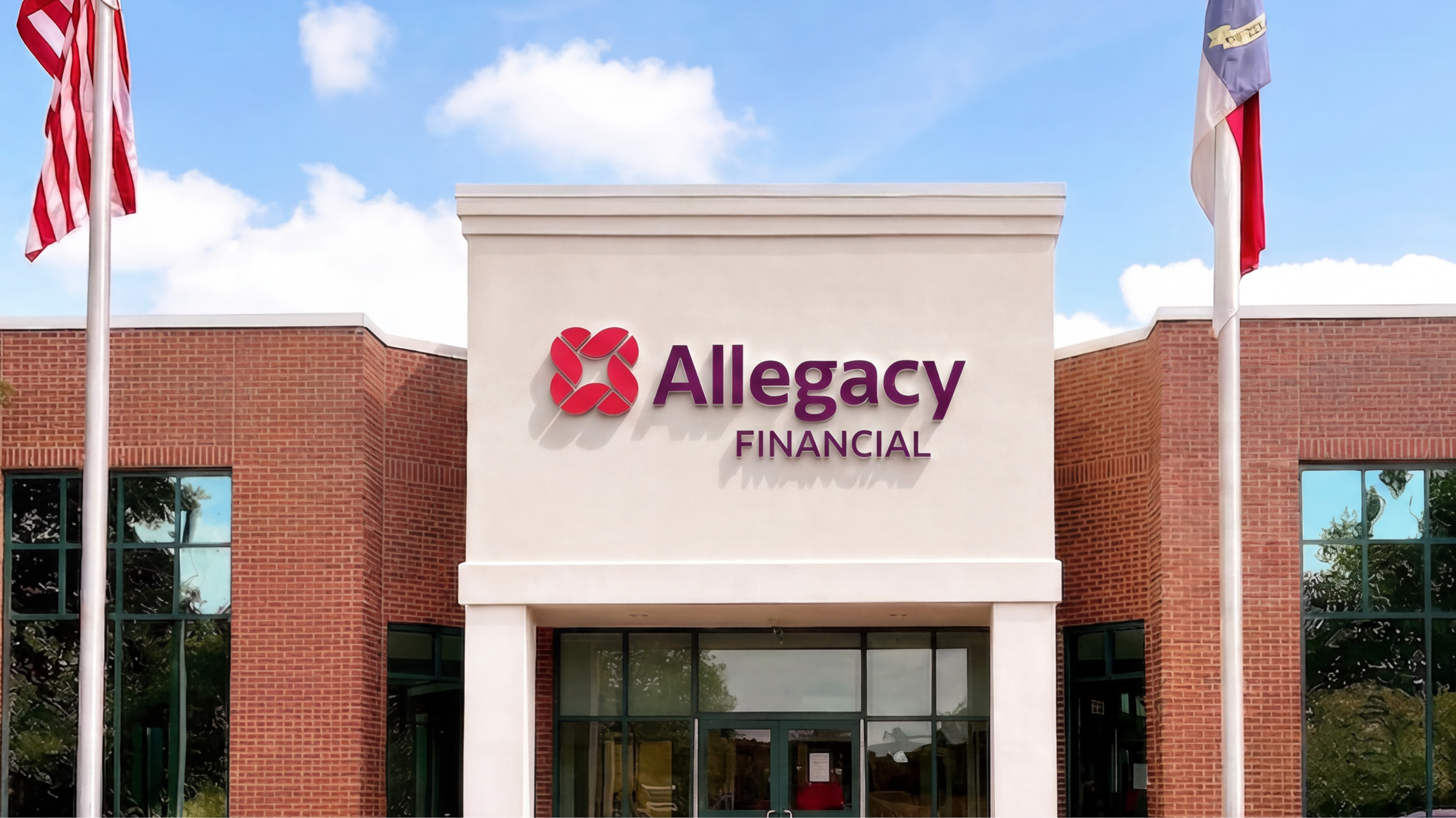 New Allegacy Financial bank exterior