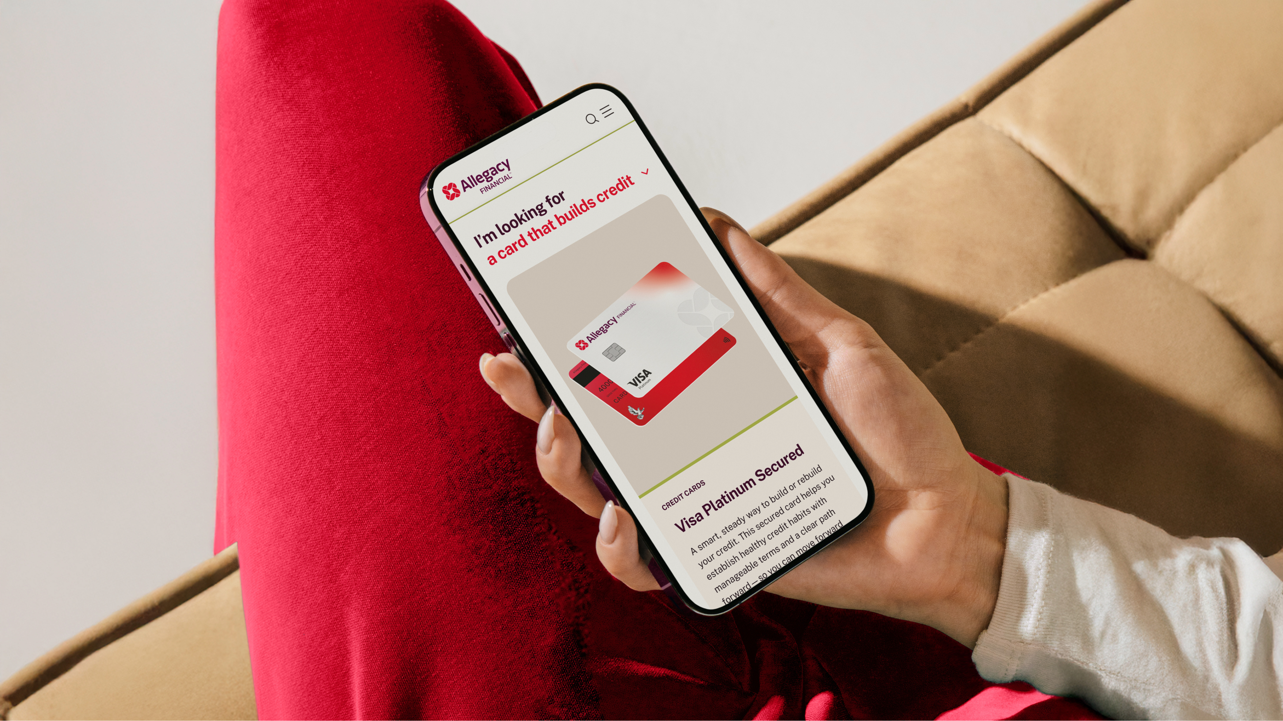 Allegacy Financial mobile app