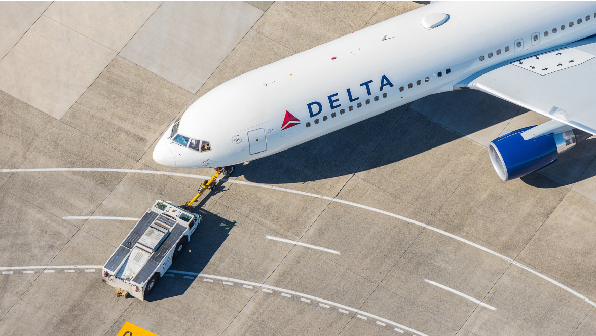 delta airplane wing