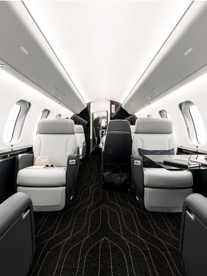 photo of plane interior
