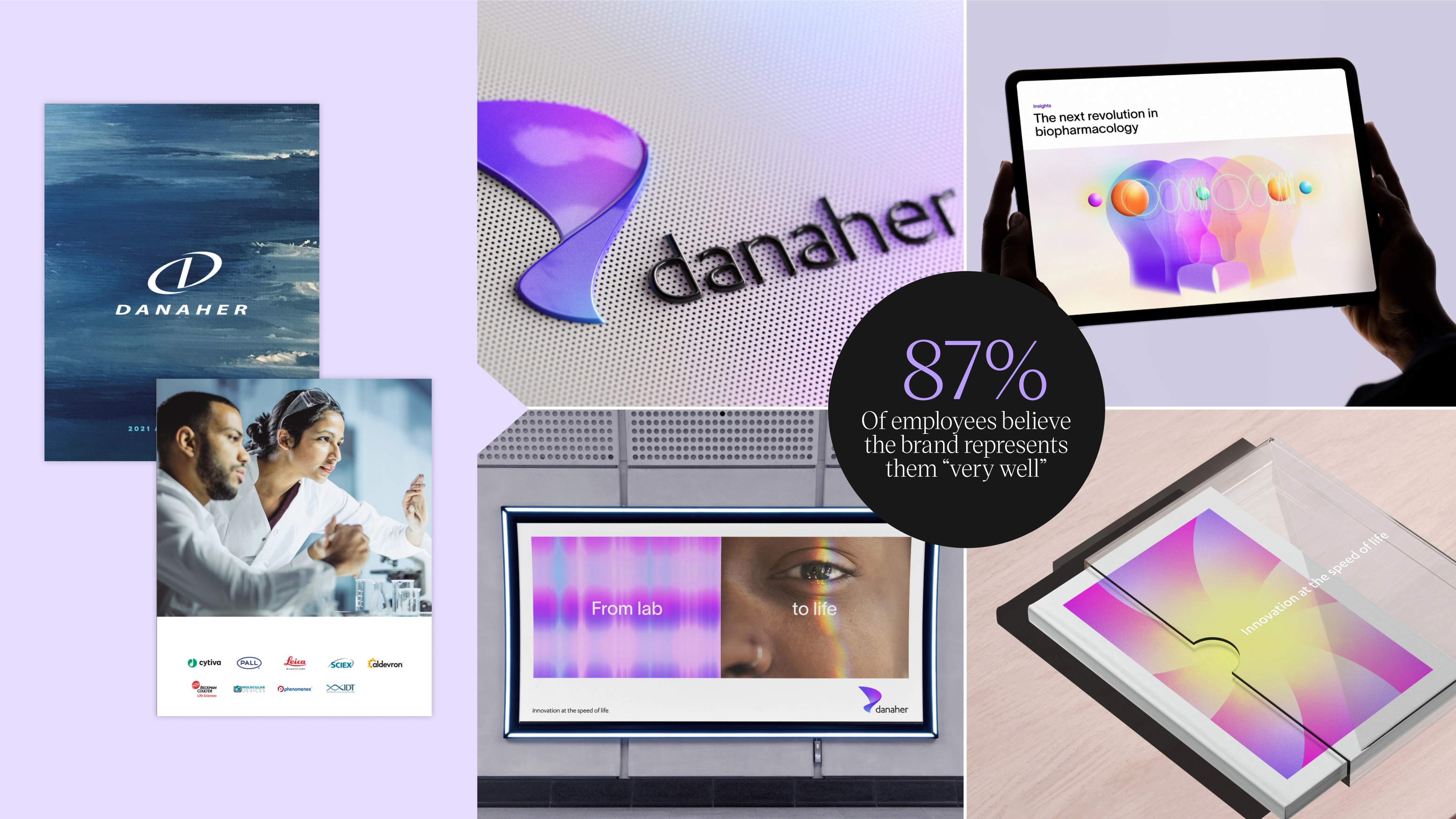 Danaher's rebrand and design refresh