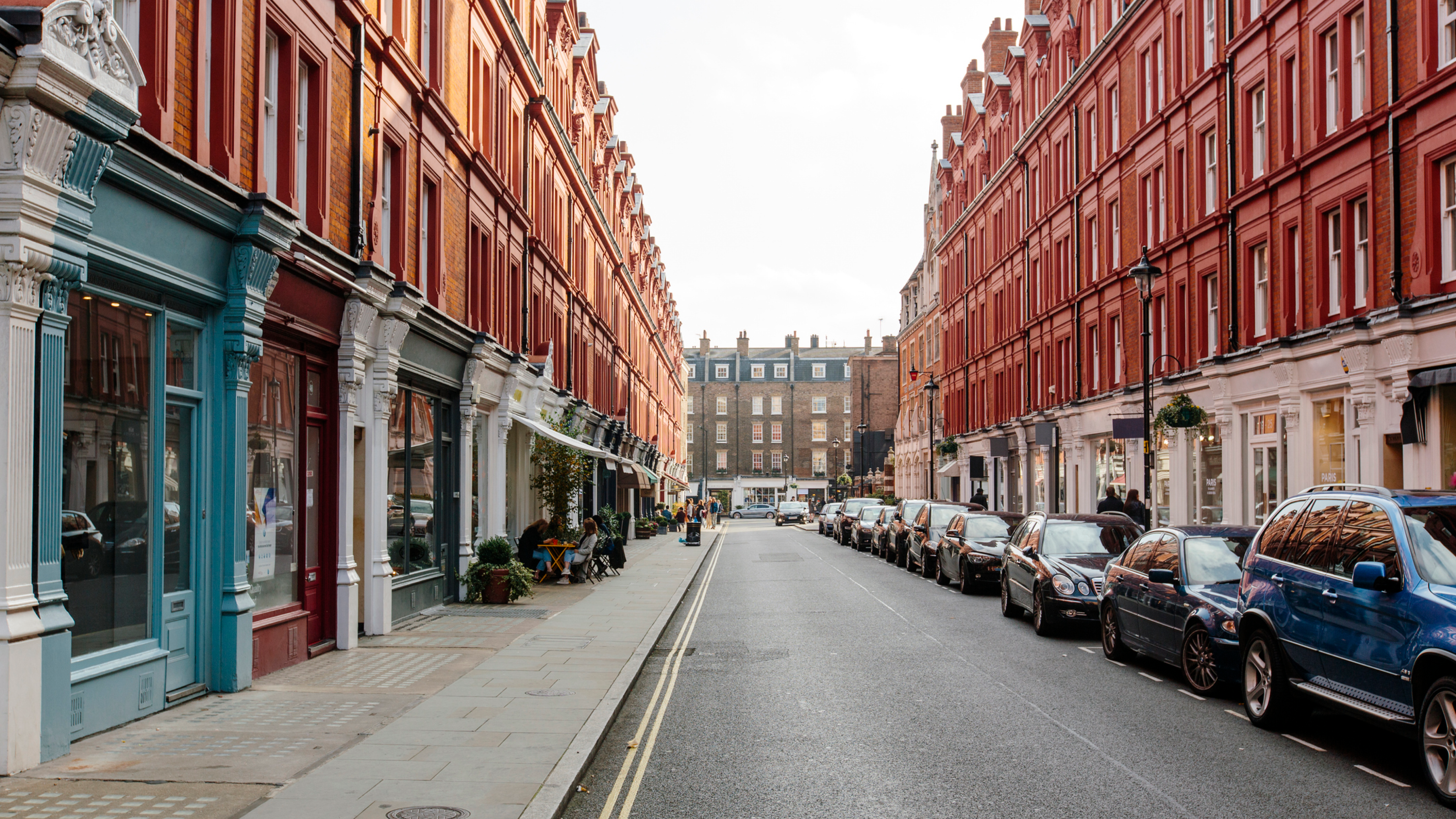 photo of street in Marylebone london 