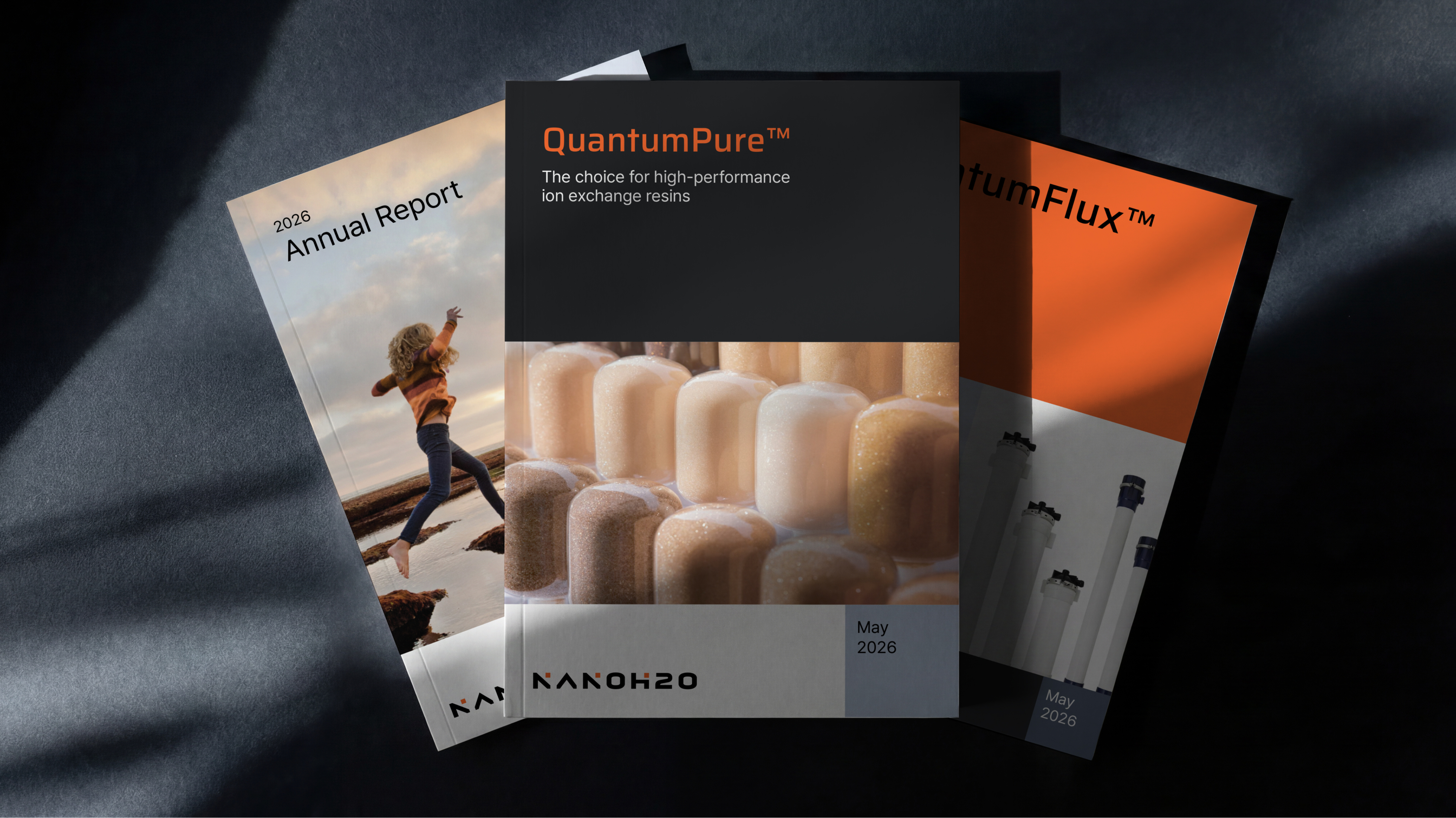 NanoH2O printed branded catalogues