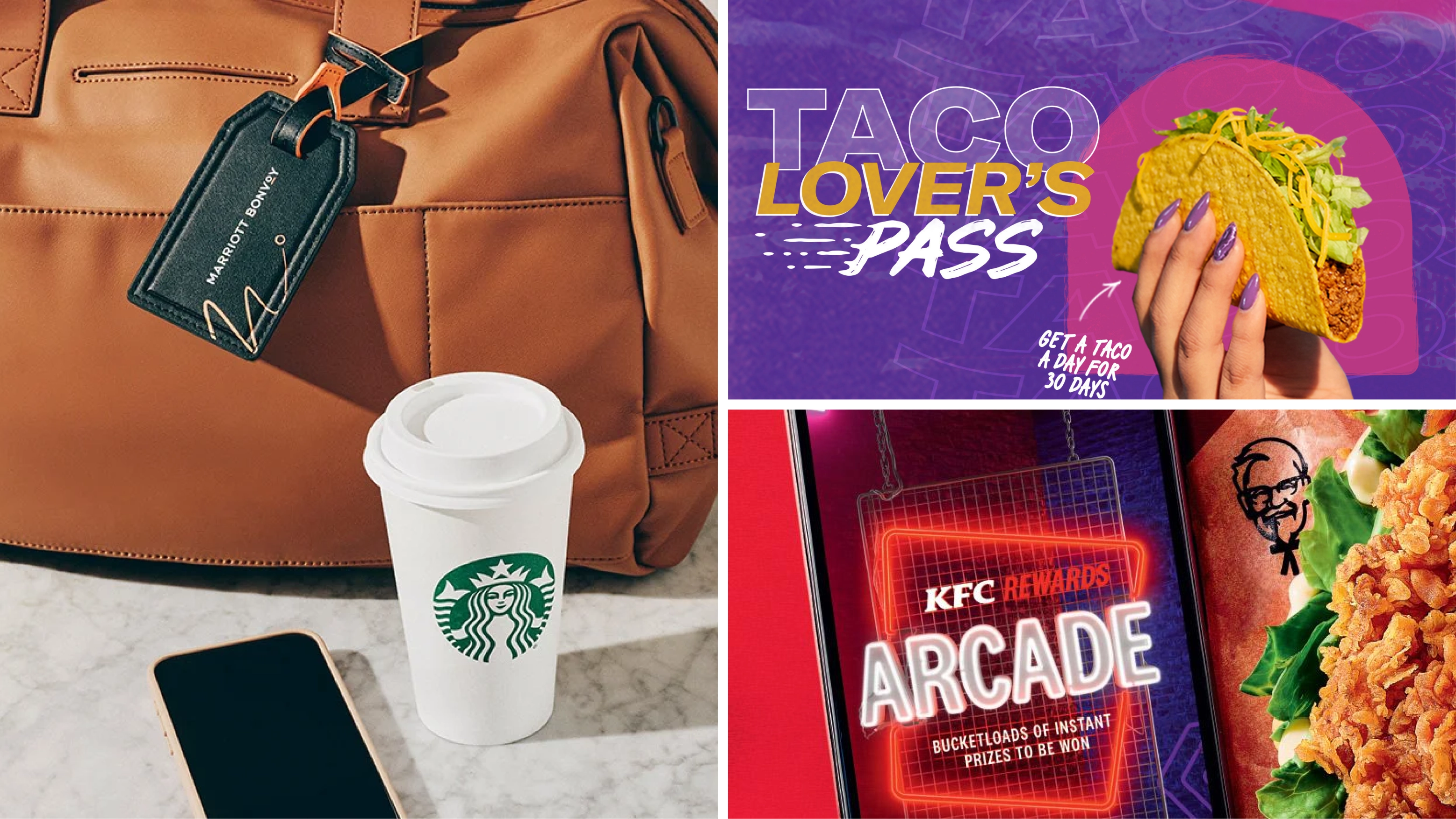 Image Credit: Starbucks, Taco Bell & KFC