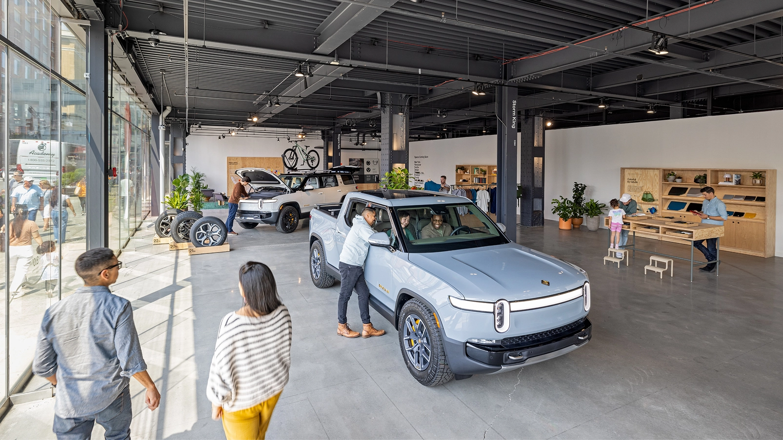 rivian showroom internal