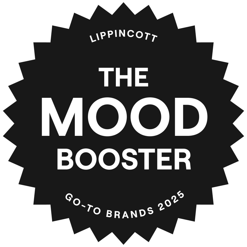 klarna the mood booster badge