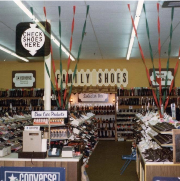 interior shot of old walmart store