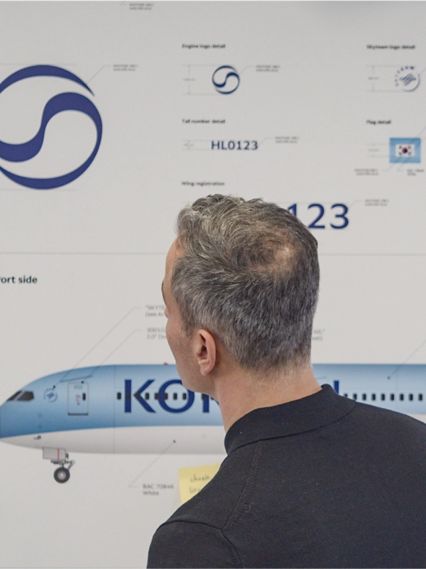 korean air design close up