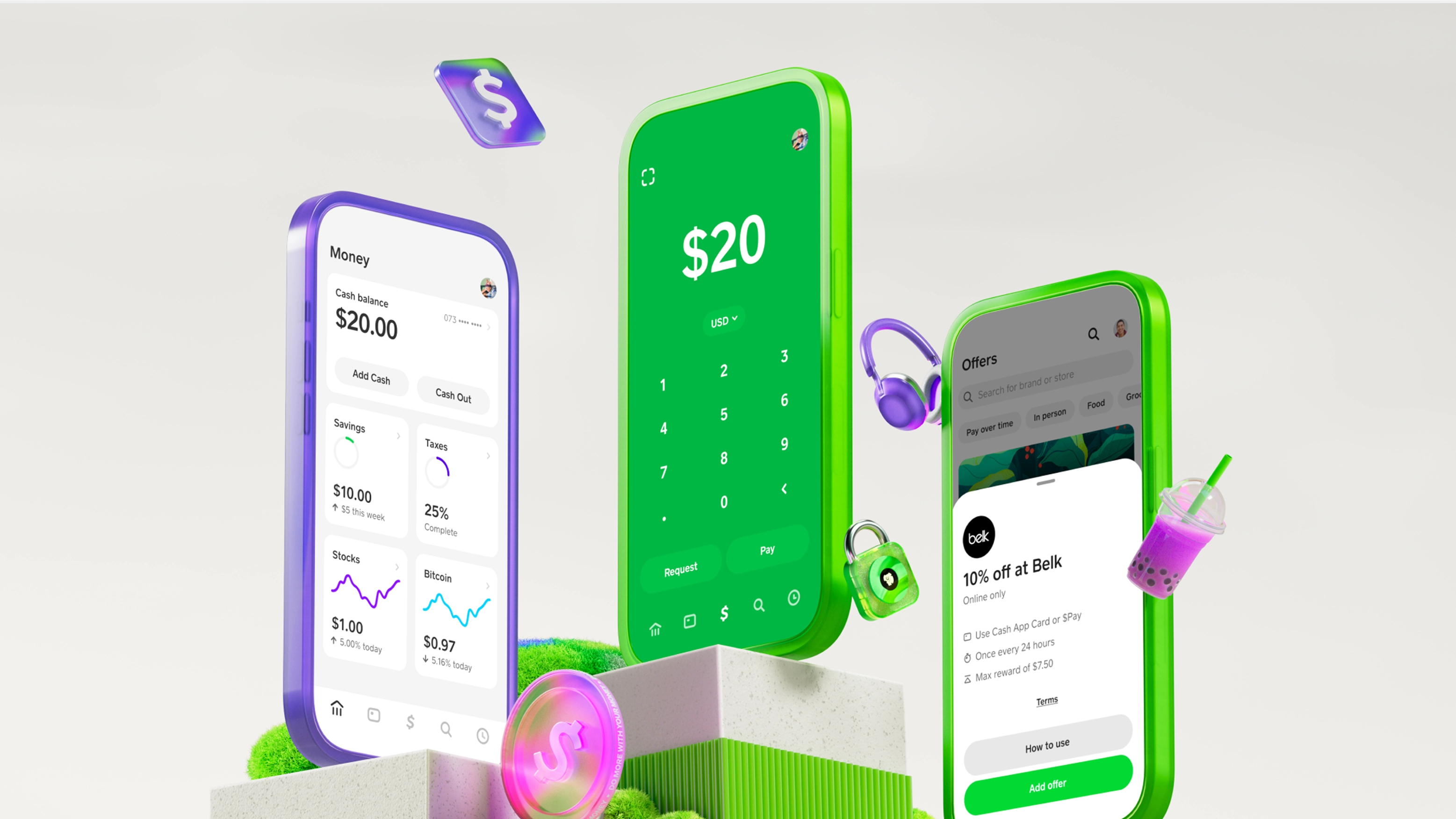 Cash App blends finance with lifestyle, and adapts their vibrant, flexible visual system  to align with modern trends and optimize partnerships and collaborations.