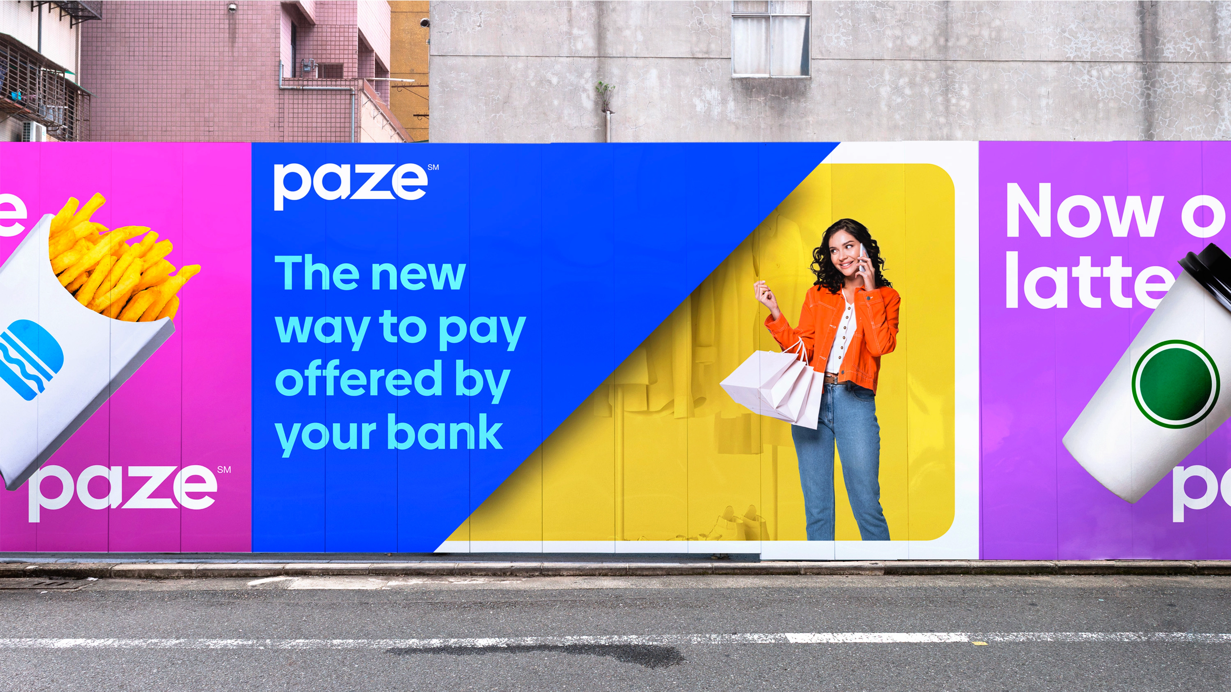 paze billboard on street