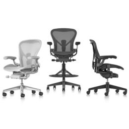 Aeron Office Chair Size Cand Graphite By Herman Miller At