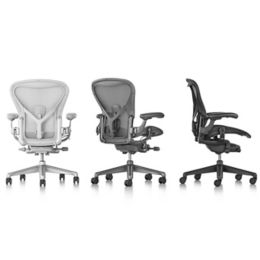 Aeron Office Chair Size Cand Graphite By Herman Miller At