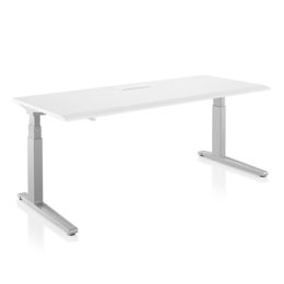 Herman Miller Renew Sit To Stand Deskand C Foot Formcoat Top