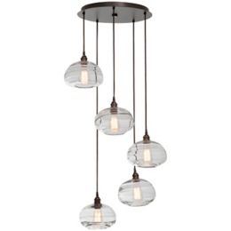 Coppa Round Multi Light Pendant By Hammerton Studio At